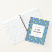 Star Pattern Baby shower Geschenklijst Notitieboek (Binnen)