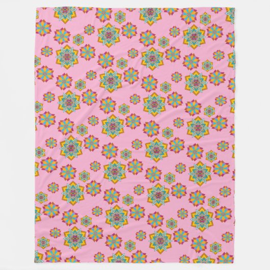 star pattern fleece deken (Voorkant)