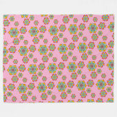 star pattern fleece deken (Voorkant (Horizontaal))