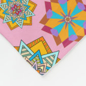 star pattern fleece deken (Hoek)