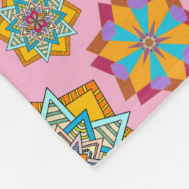 star pattern fleece deken