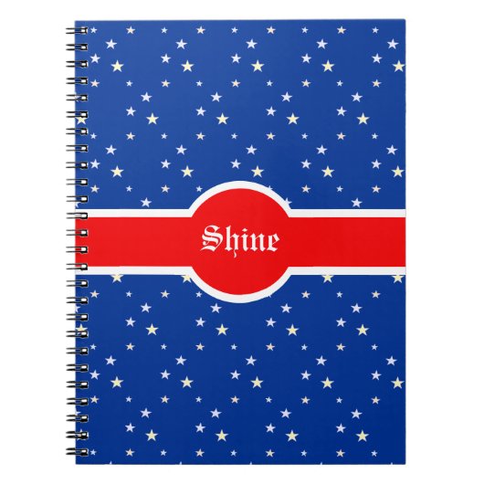 Star Pattern Notitieboek (Voorkant)