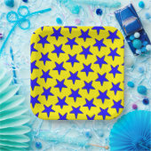 Star Pattern Papieren Bordje (Feest)