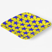 Star Pattern Papieren Bordje (Gebogen)