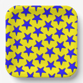 Star Pattern Papieren Bordje (Voorkant)