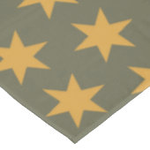 Star Pattern Trending Colors Green Mango Tafelkleed (Gekanteld)