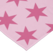 Star Pattern Trending Colors Lila roze maroon Tafelkleed (Gekanteld)
