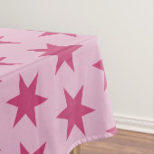 Star Pattern Trending Colors Lila roze maroon Tafelkleed (Voorbeeld)
