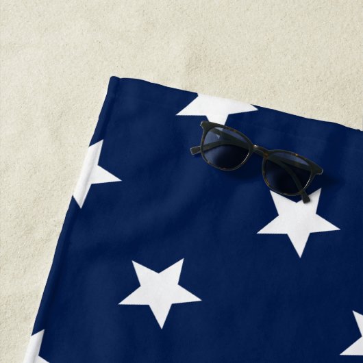 Star Patterned Blue Strandlaken (In situ)