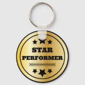 Star Performer Employee Recognition-Afstuderen Sleutelhanger (Voorkant)