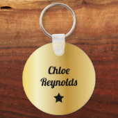 Star Performer Employee Recognition-Afstuderen Sleutelhanger (Achterkant)