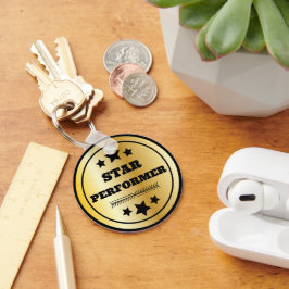 Star Performer Employee Recognition-Afstuderen Sleutelhanger