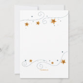 Star Photo Lijst Birthday Party Kaart (Achterkant)