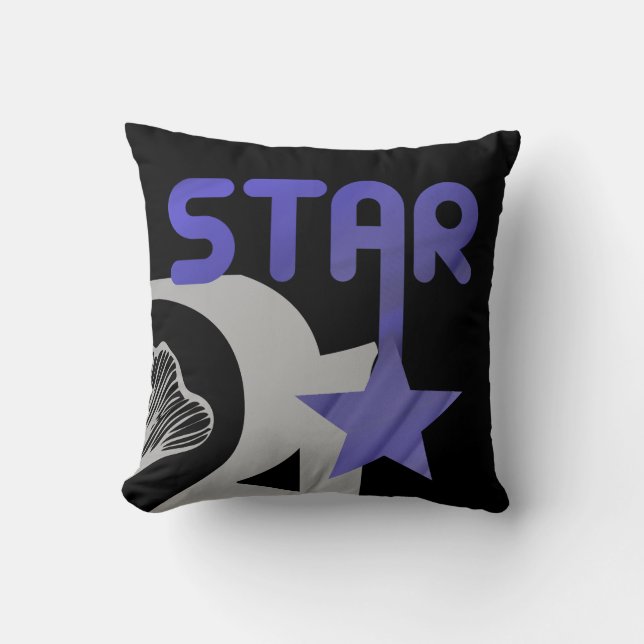 STAR Pillow Abstracte Home Trend Lavendel Violet Kussen (Voorkant)