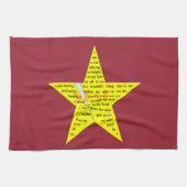 Star Poem Kitchen Towel Theedoek (Horizontaal)