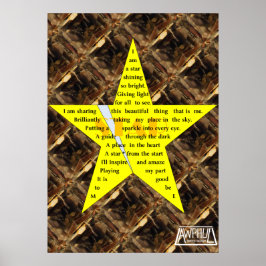 Star Poem-Poster Poster