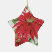  Star Poinsettia Keramisch Ornament (Rechts)
