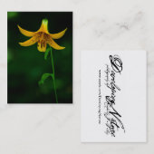 Star Pose Mini Print Visitekaartje (Voorkant / Achterkant)