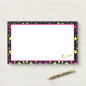 Star Post It Note voor Karen of voor jou (Op bureau)