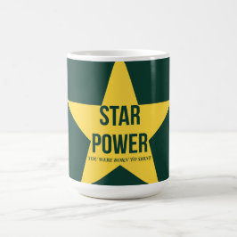 Star Power — 90s Maximalistische Mok | Retro Kunst