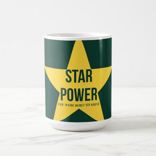 Star Power — 90s Maximalistische Mok | Retro Kunst (Center)