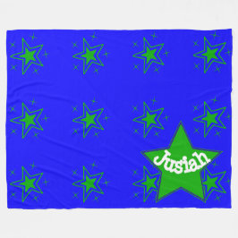 Star Power Blanket! Personaliseerbaar Fleece Deken