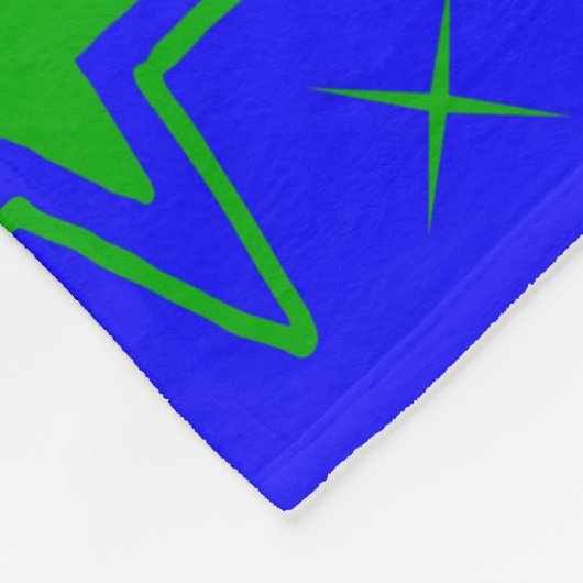 Star Power Blanket! Personaliseerbaar Fleece Deken (Hoek)