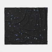 Star Power Deep Space Fleece Blanket Deken (Voorkant (Horizontaal))