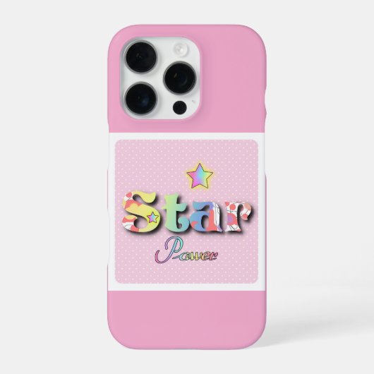STAR POWER iPhone HOESJE (Achterkant)