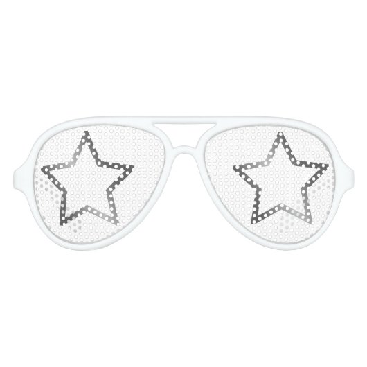 Star Power Party Zonnebril Party Favor (Voorkant)