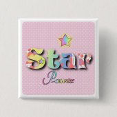 STAR POWER Pin op Button (Voorkant)
