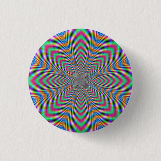 Star Psychedelic Button (Voorkant)