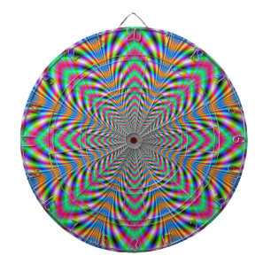 Star Psychedelic Dartboard Dartbord