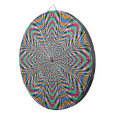 Star Psychedelic Dartboard Dartbord (Voorkant Rechts)