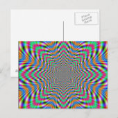 Star Psychedelic Post Kaart (Voorkant / Achterkant)