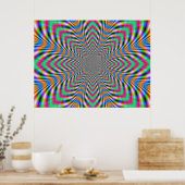 Star Psychedelic Poster (Keuken)