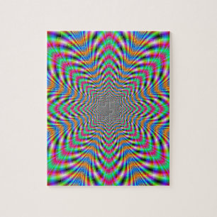 Star Psychedelic Puzzle Legpuzzel