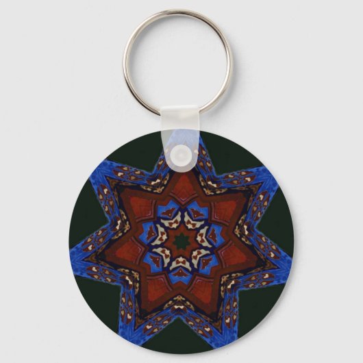 Star Quilt Sleutelhanger (Voorkant)