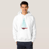 Star Racing Sailboat onedesign Olympische klasse Hoodie (Voorkant volledig)