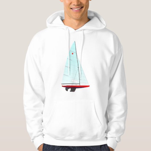 Star Racing Sailboat onedesign Olympische klasse Hoodie (Voorkant)