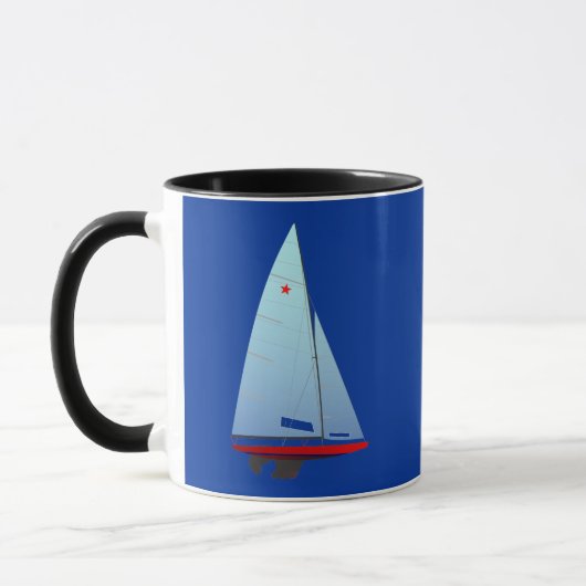 Star Racing Sailboat onedesign Olympische Klasse Mok (Links)