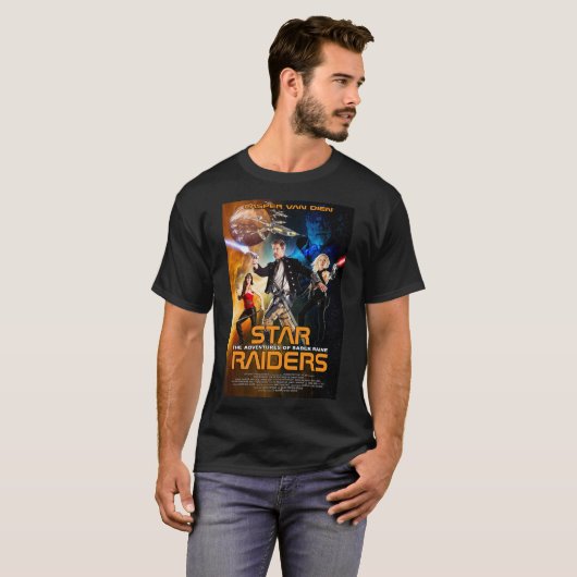 STAR RAIDERS poster art 01 T-Shirt (Voorkant volledig)