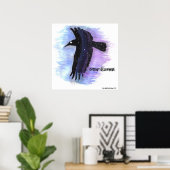 Star Raven, van Felicia Boites Poster (Thuiskantoor)