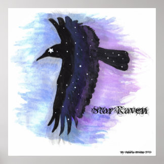 Star Raven, van Felicia Boites Poster