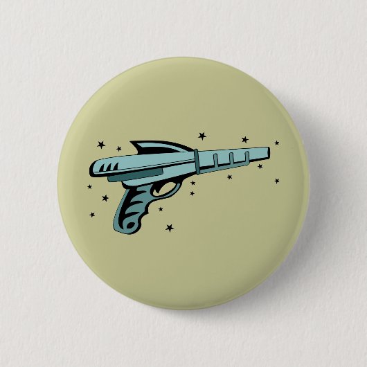 Star Ray Pistool Laser Pistol Ronde Button 5,7 Cm (Voorkant)