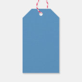 Star Red en Blue Geometric Gift Labels Cadeaulabel (Achterkant)