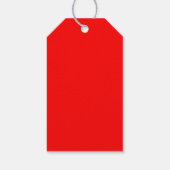 Star Red Gift-Labels Cadeaulabel (Achterkant)