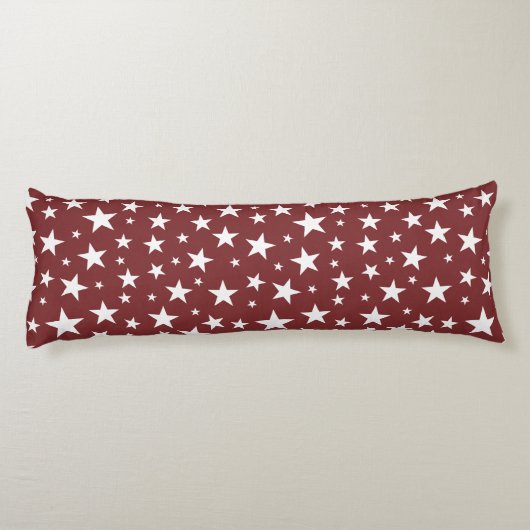 Star Repeating Pattern Body Pillow Lichaamskussen (Achterkant)