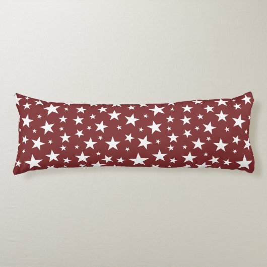 Star Repeating Pattern Body Pillow Lichaamskussen (Voorkant)