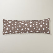 Star Repeating Pattern Body Pillow Lichaamskussen (Achterkant)
